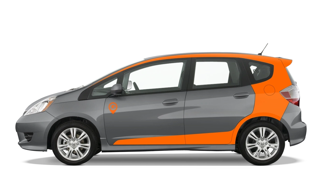 Honda Fit in a carshare
