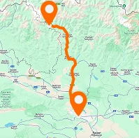 Tbilisi — Gudauri — горизонтальное расположение