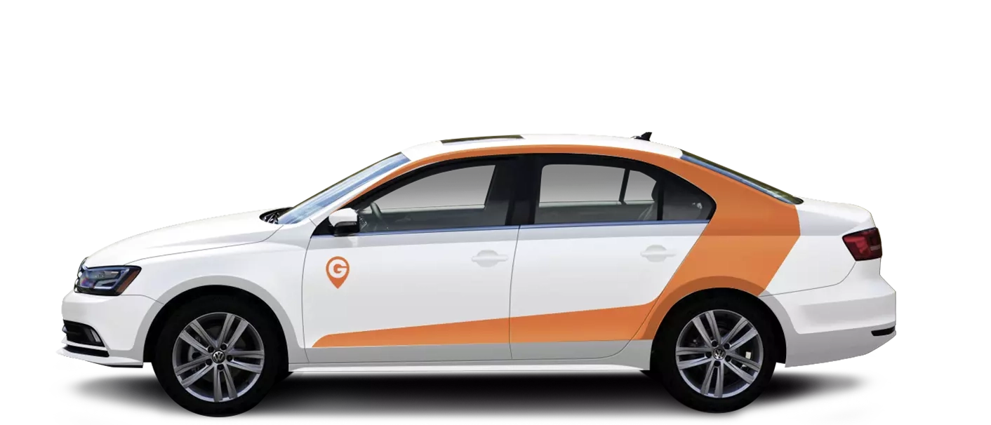 VW Jetta in a carshare